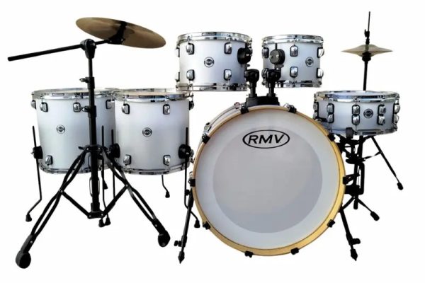 Bateria RMV COLORS White and Silver